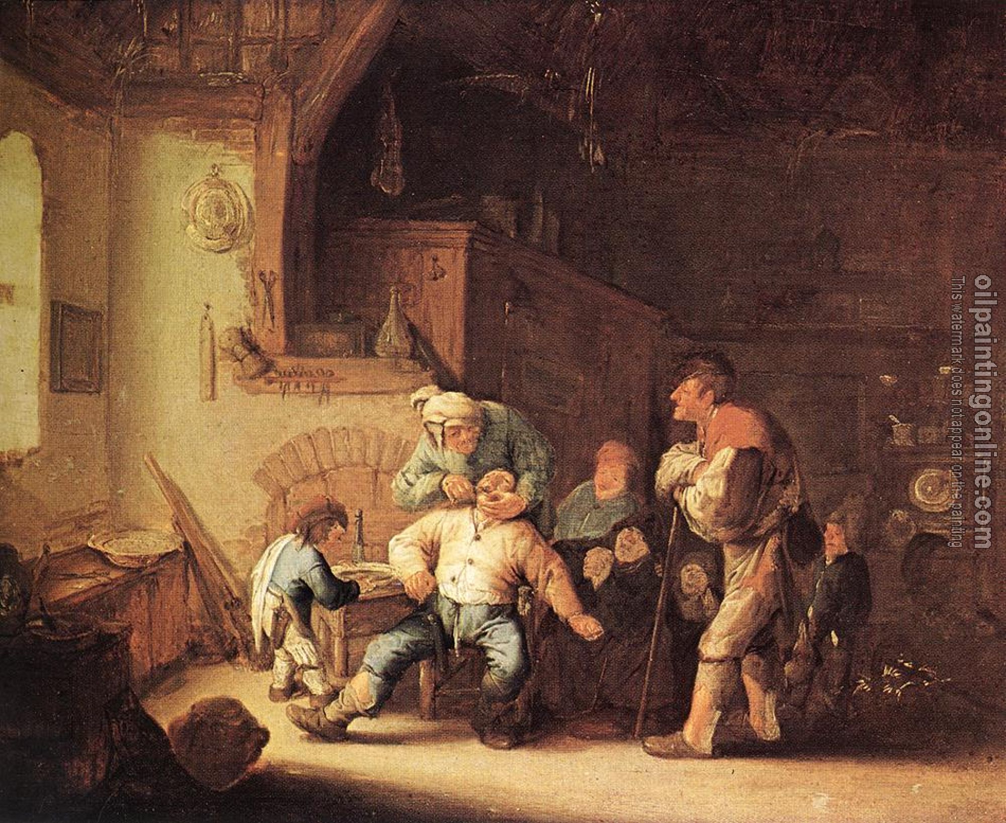 Ostade, Adriaen Jansz van - Barber Extracting of Tooth